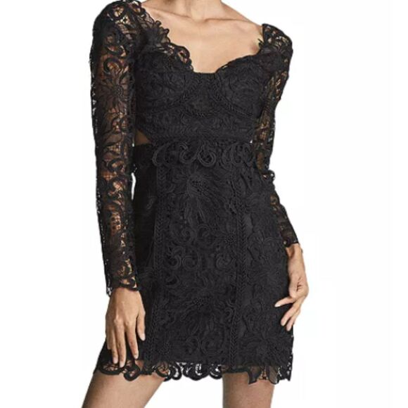 REISS Erica Lace Mini Dress - Size 8 - NWT - Picture 1 of 12
